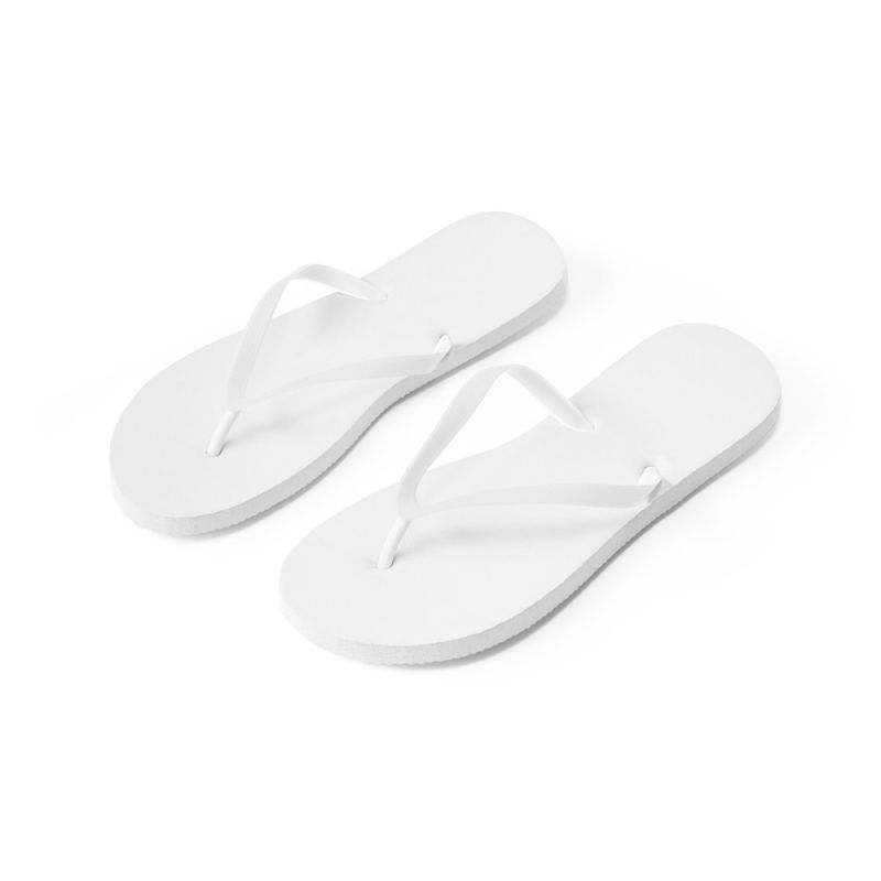 MAUPITI S / M Bequeme Pantoffeln mit PE-Sohle und PVC-Riemen
