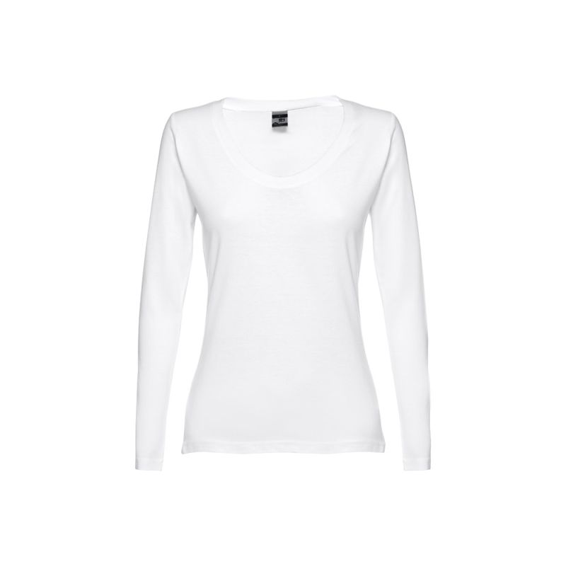 THC BUCHAREST WOMEN WH Langärmeliges tailliertes T-Shirt für Frauen